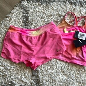 Girls New Nike top/shorts